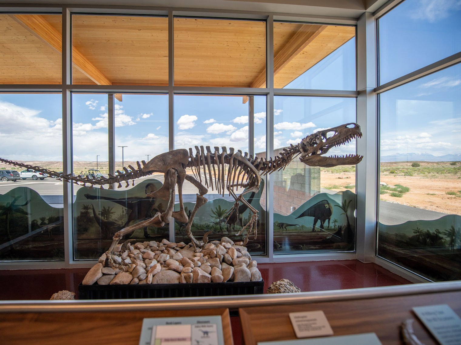 USA Utah Grand County Utahraptor Dinosaurier