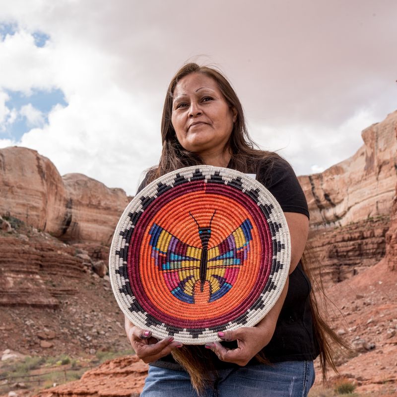 USA Utah Navajo Frau