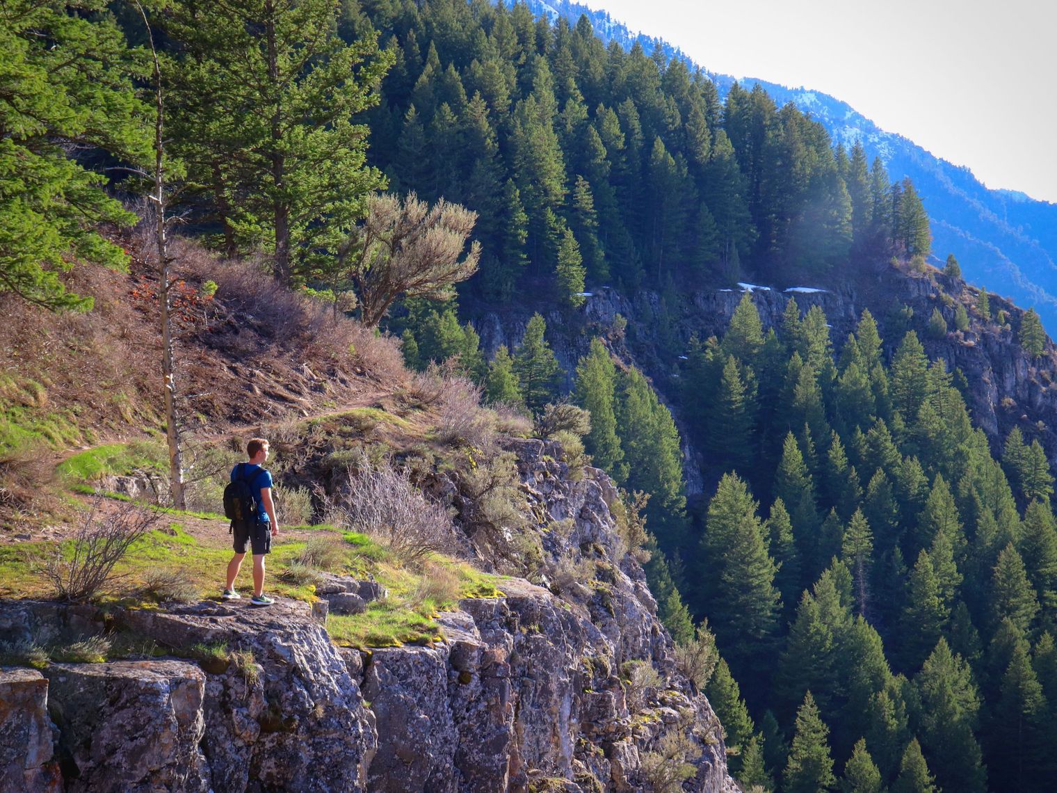 USA Utah Cash Valley Logan Canyon wandeling