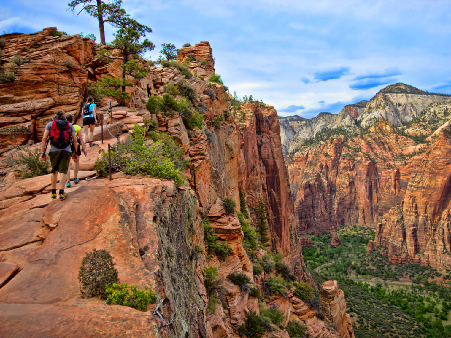 USA Utah Greater zion Felswand