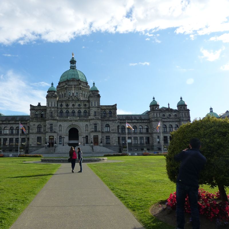 Het parlementsgebouw van British Columbia in Victoria, Canada