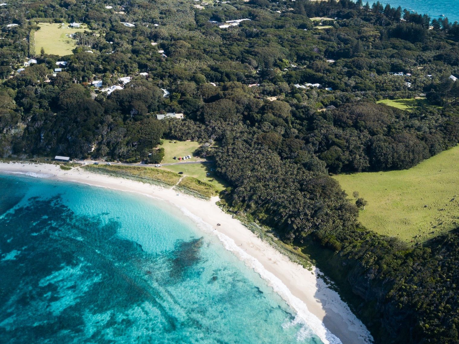 Australien New South Wales Lord Howe Island Vogelperspektive