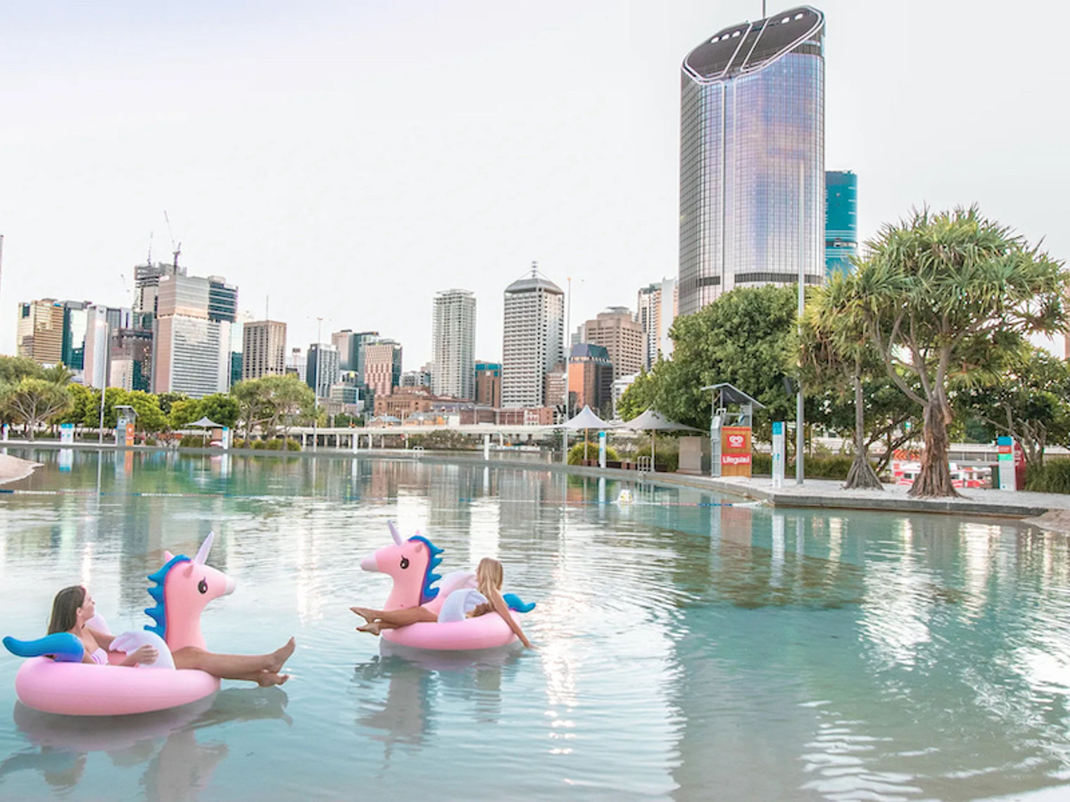 Australien brisbane streets beach