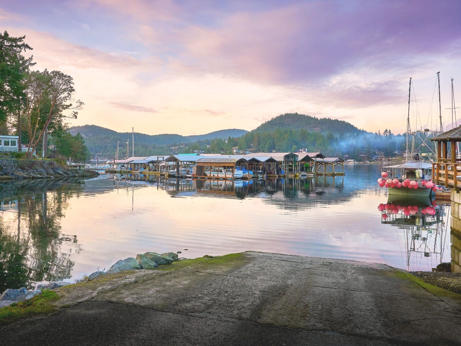 Pender Harbour on the Powell River, Sunshine Coast