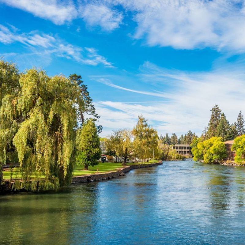 US Oregon Bend fall foliage