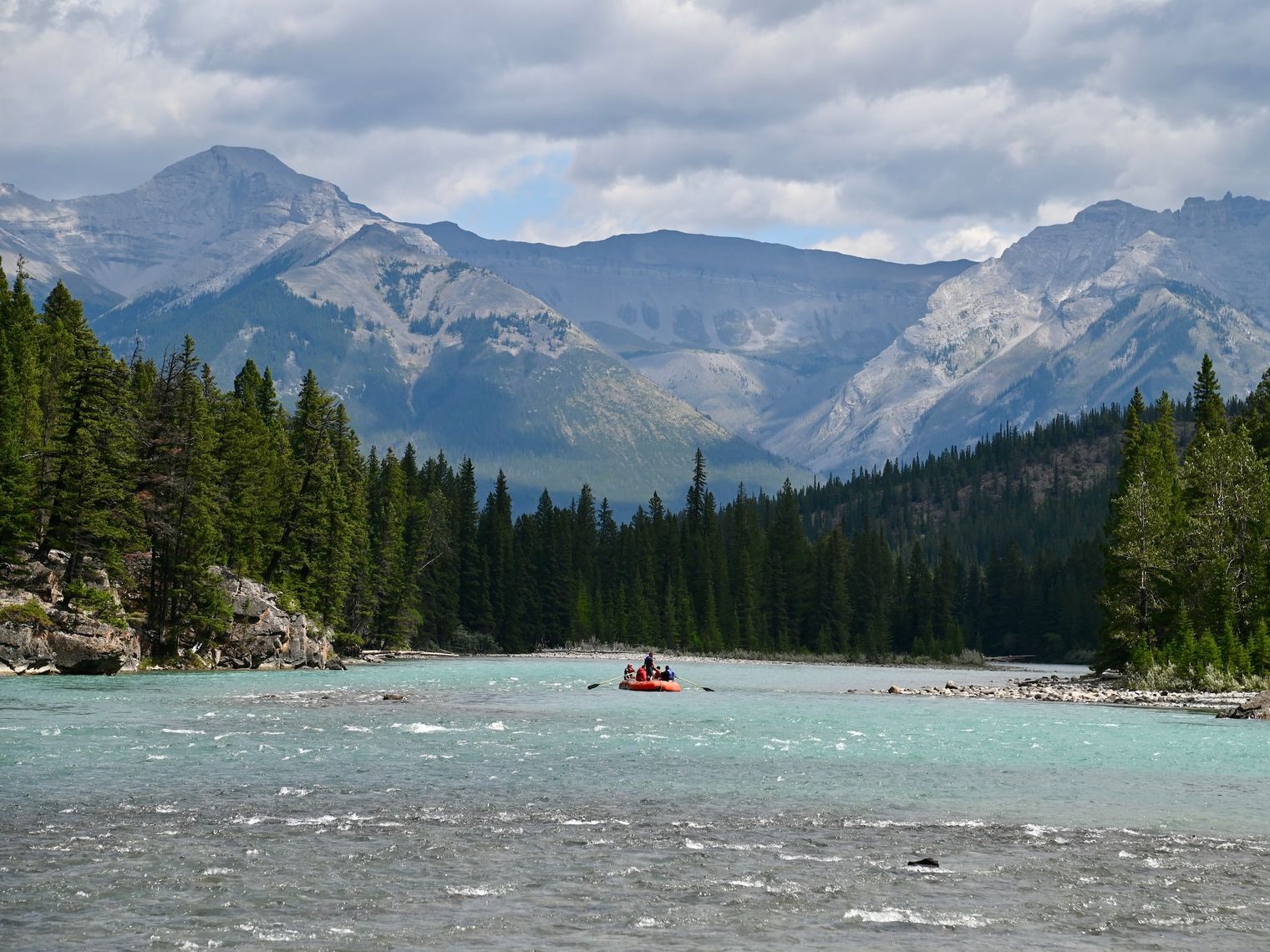 Canada bow river rafting