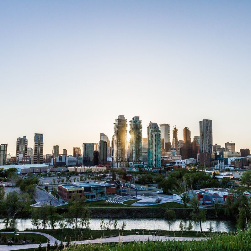 Canada calgary city view
