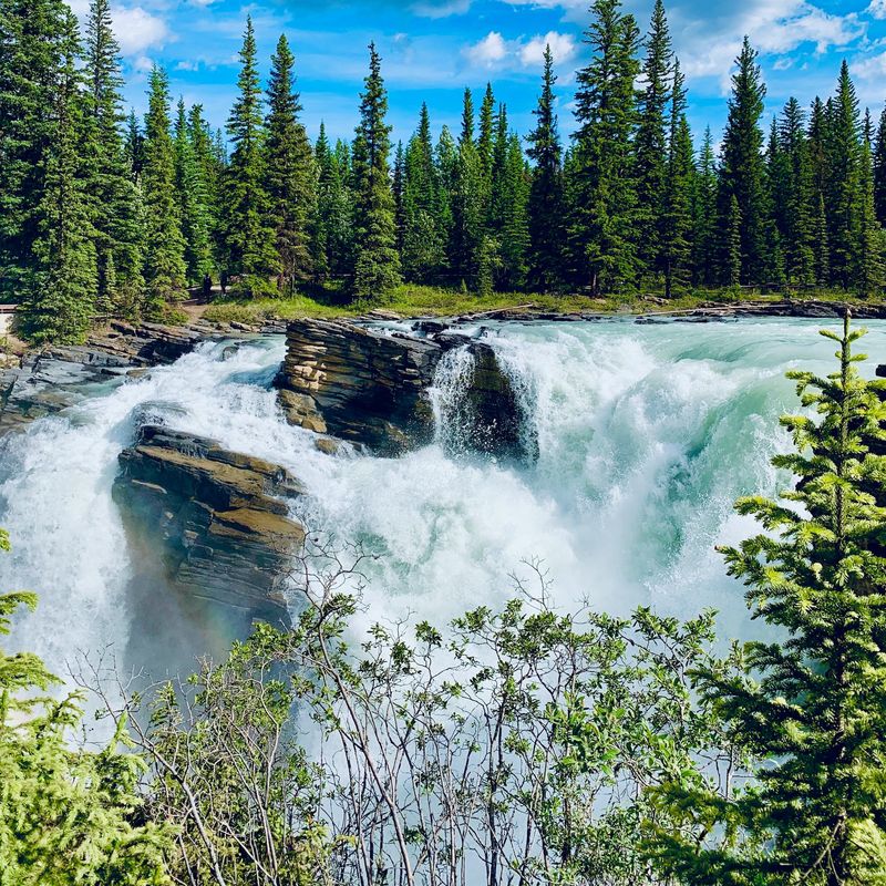 Athabasca Falls in Jasper Nationalpark Canada
