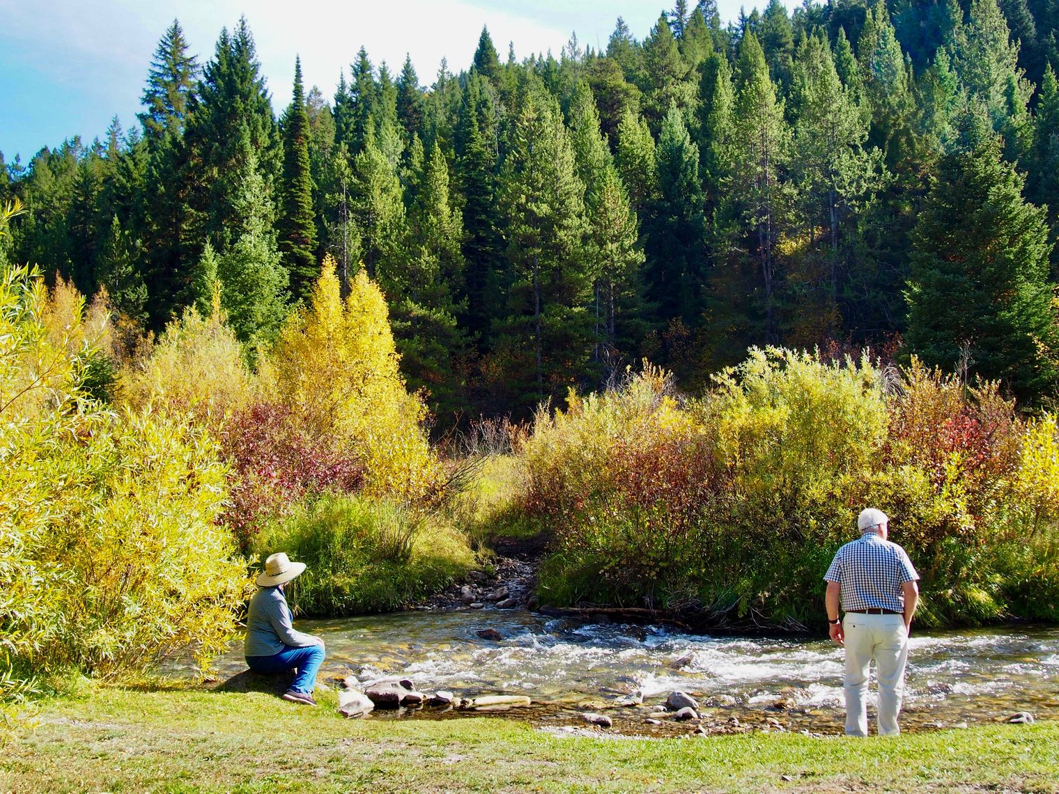 Elizabeth & John Bezzant river