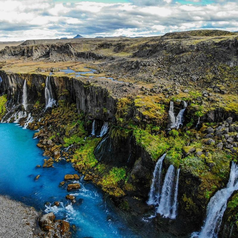 Icelandair stopover Reykjavik Sigöldugljúfur waterfall