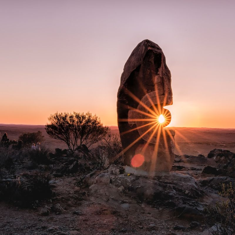 Australien NSW Broken Hill Skulpturen