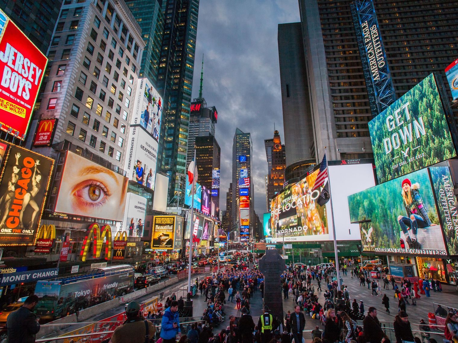 USA New york times square bei nacht