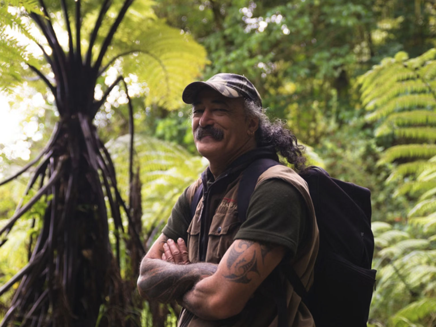 Whispering trails tour guide smiling at the camera