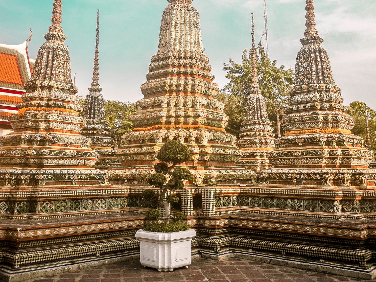Traditioneller Tempel in Bangkok
