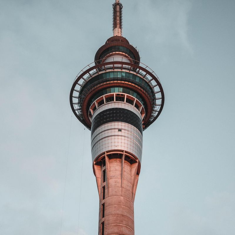neuseeland auckland sky tower turm