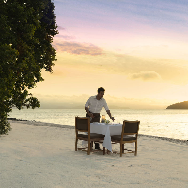 aus couples great barrier reef pebble beach private dining cuisine