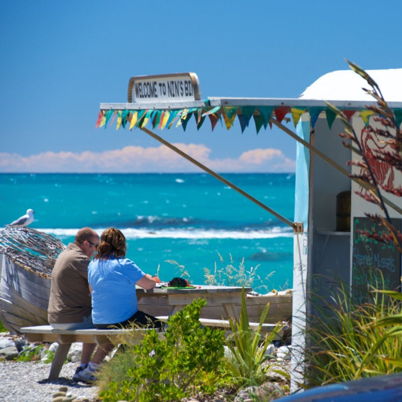 Nz Kaikoura nin bins food cuisine