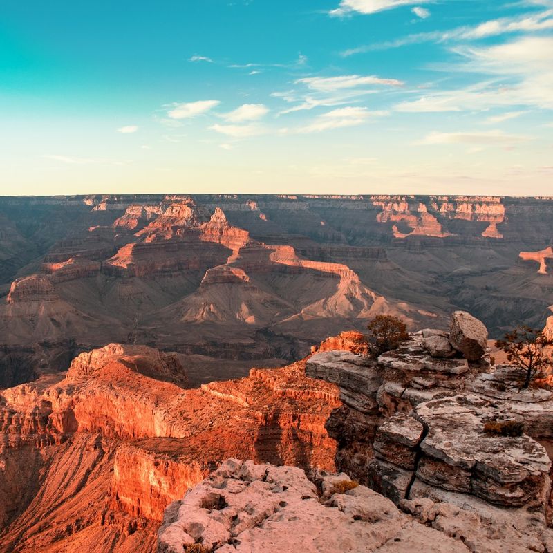 Rote Felsschluchten des Grand Canyon in den USA