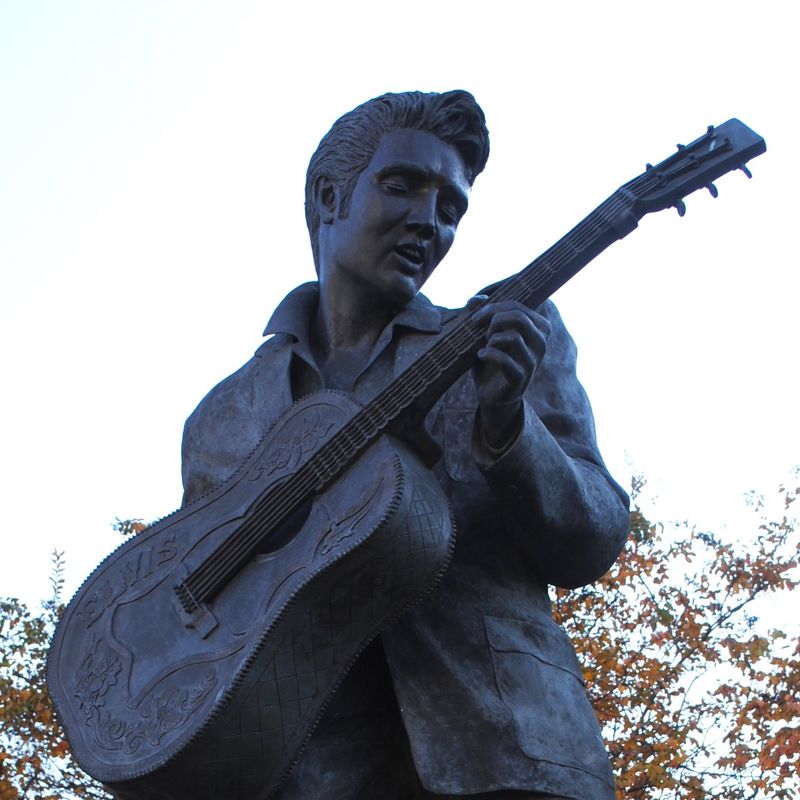 Standbeeld van Elvis Presley in Memphis