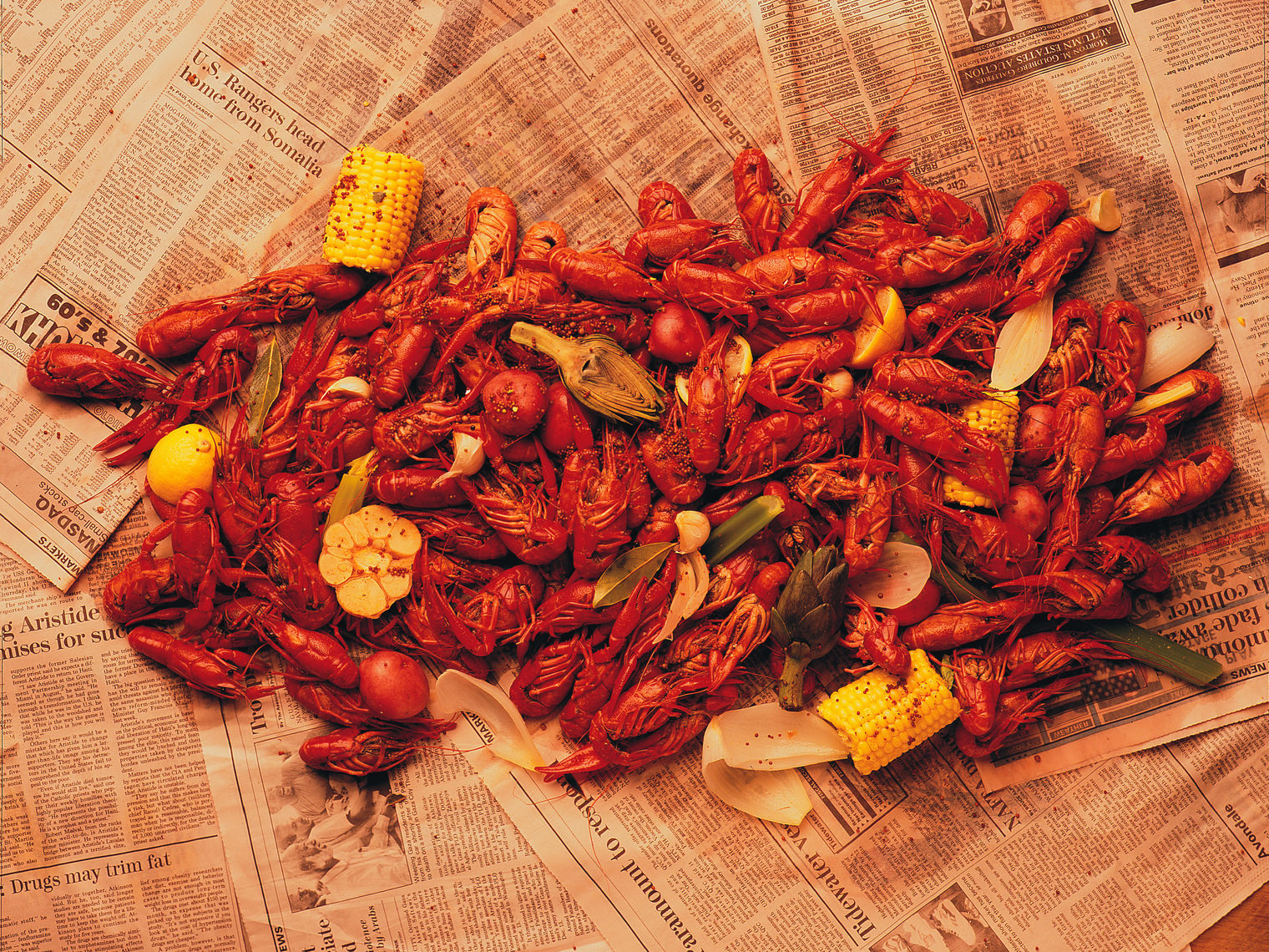 Usa food boiled crawfish 504