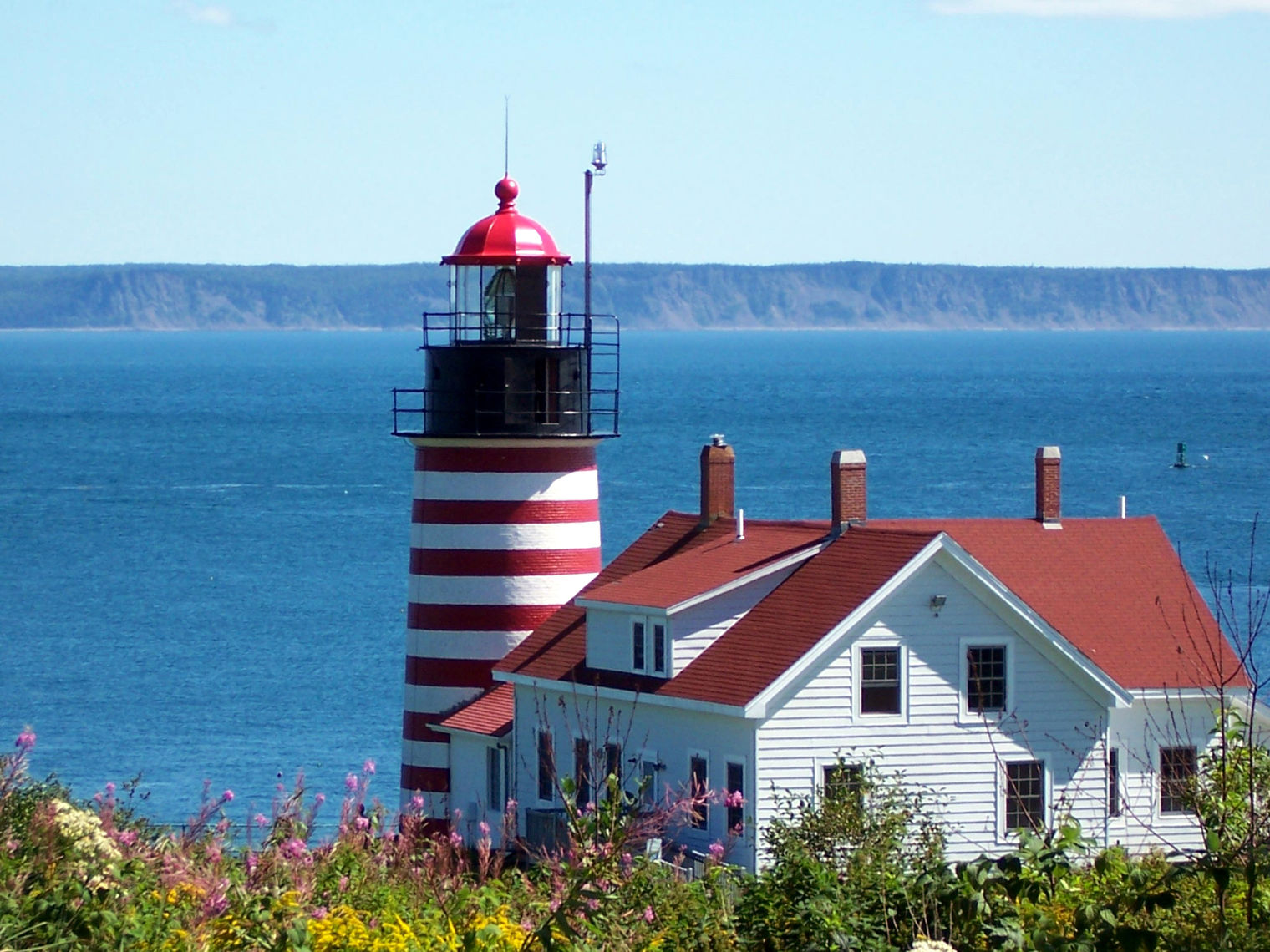 Usa west quoddy head light maine