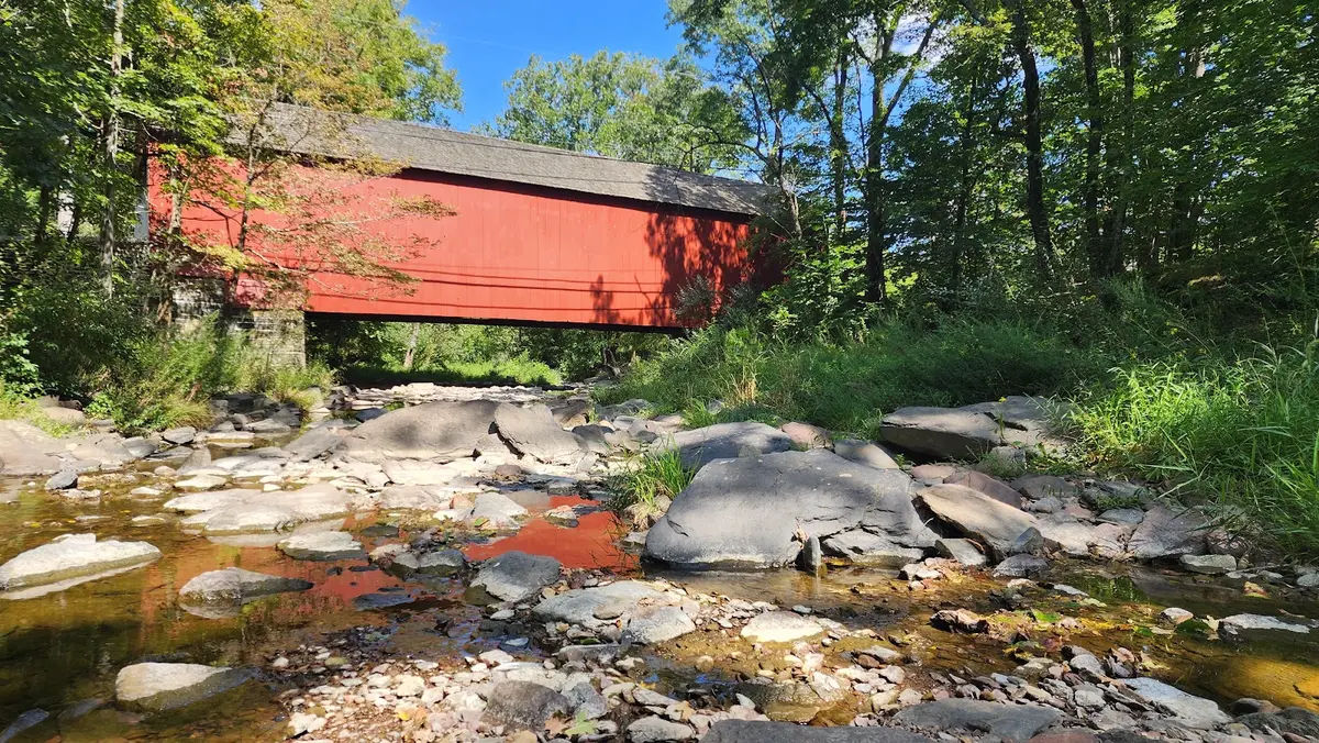 Cabin Run Covered Bridge in Pipersville - Photo 2