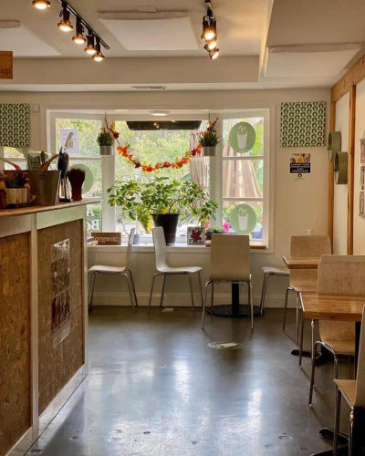 French restaurant Greenstraw Cafe in Newtown, Bucks County, PA