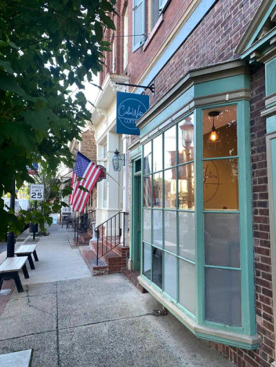 Cafe restaurant Calm Waters Coffee in Bristol, Bucks County, PA