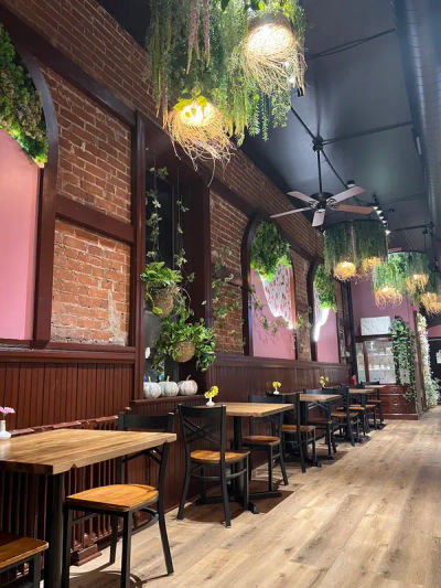 French restaurant Vanilla cafe in New Hope, Bucks County, PA