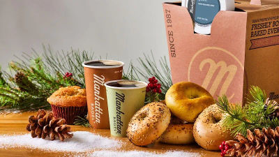 American restaurant Manhattan Bagel in Penndel, Bucks County, PA