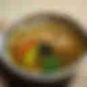 暑さに喝を入れるために「ミルフィーユかつカレーうどん」＠「おおくぼ」