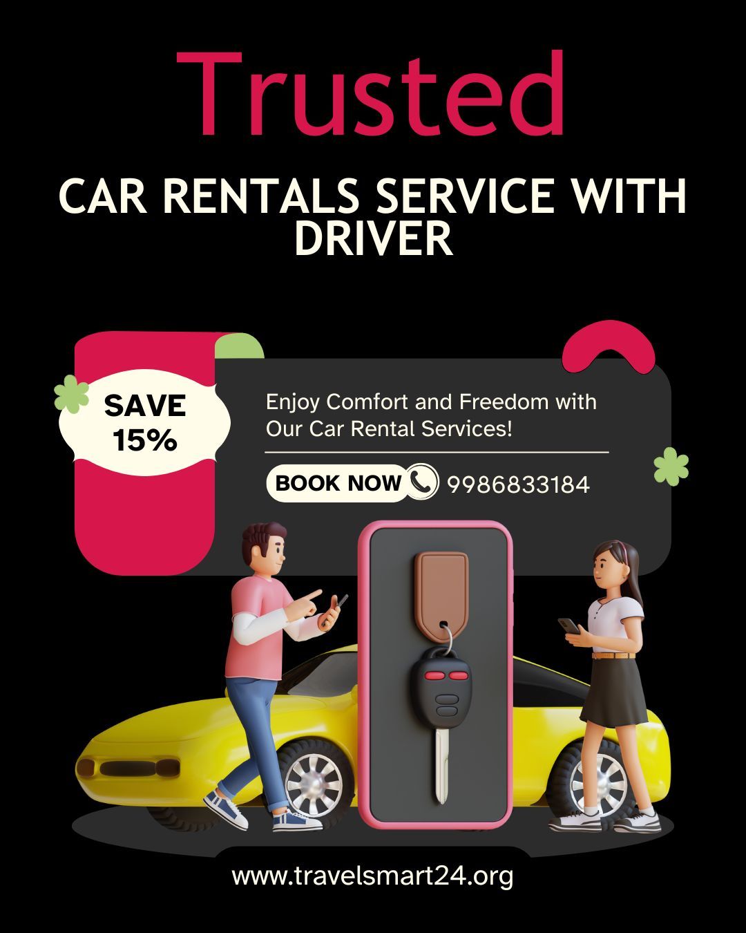Car Rentals with Driver in Mysore – Hassle-Free Travel with Travelsmart24