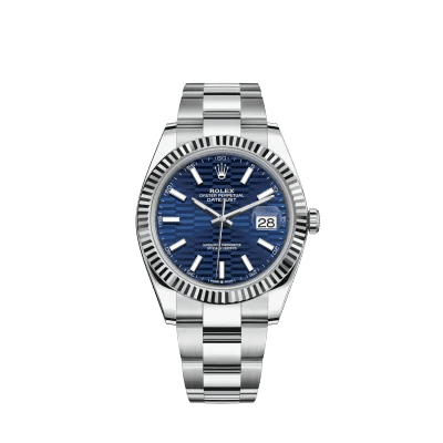 image of datejust 41 oystersteel and white gold