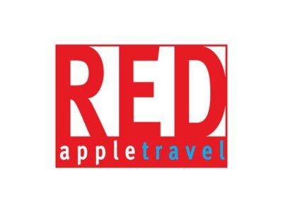 red apple travel logo