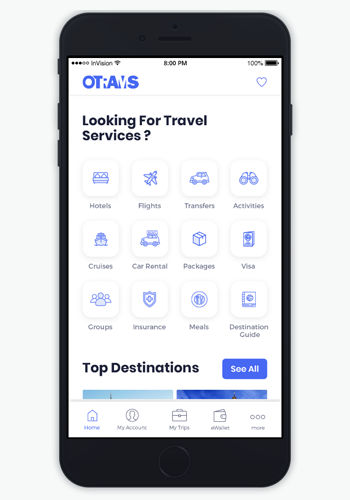 travel mobile app development