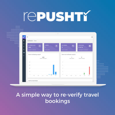 repushti - re-verify travel booking