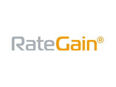 logo of RateGain hotel channel manager software