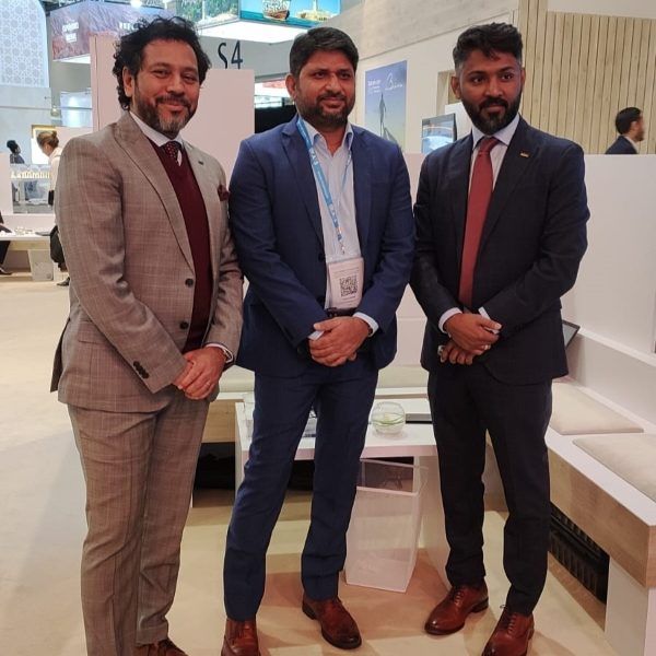 Paresh Parihar with Clients at Dubai ATM 2022