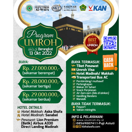 Paket umroh eksklusif untuk keluarga