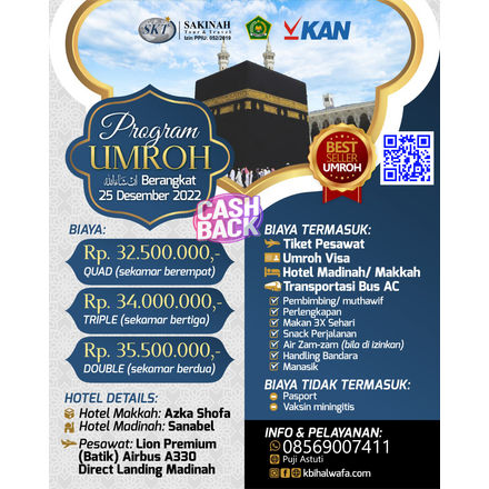 Paket umroh dari Medan
