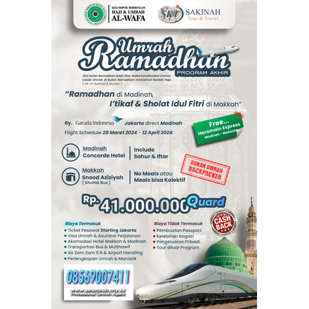 Paket umroh akhir tahun 2029