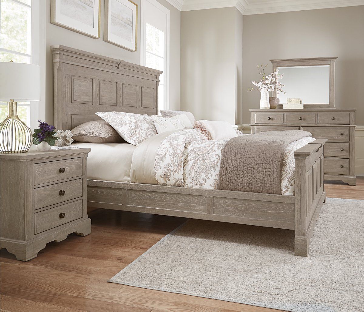 Heritage Bureau in Greystone Finish