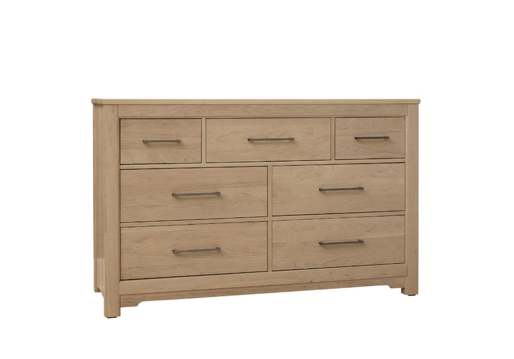 Seven Drawer Dresser in Bleached Cherry
