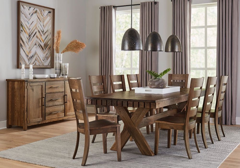 DOVETAIL 96 in. DINING TABLE - Room Scene image
