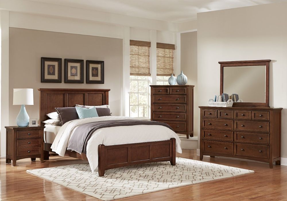 Bonanza Triple Dresser in Cherry Finish