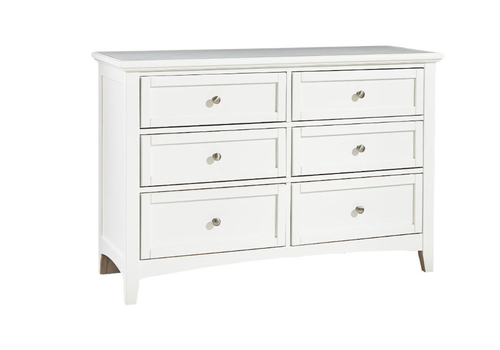 Bonanza Double Dresser in White Finish
