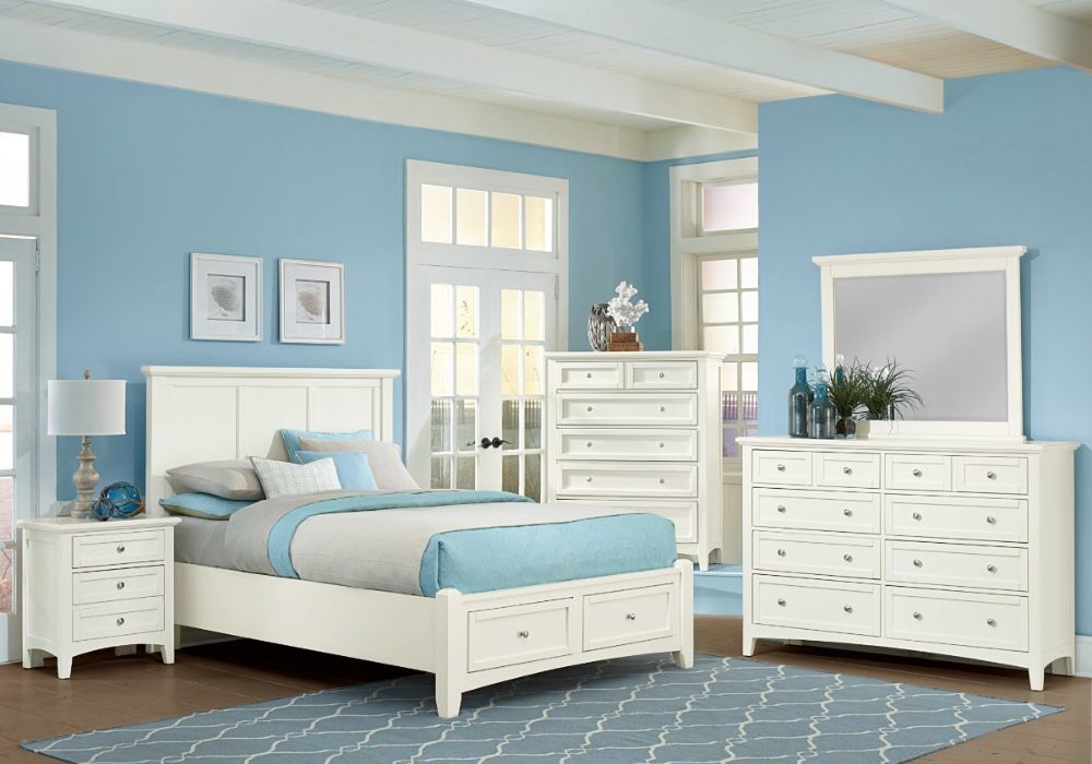 Bonanza Triple Dresser in White Finish