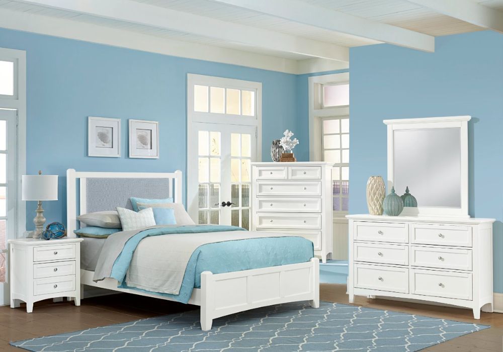 Bonanza Double Dresser in White Finish