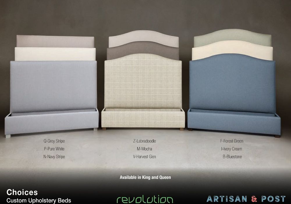 AMELIA UPHOLSTERED BED - IVORY CREAM - Product Shot image