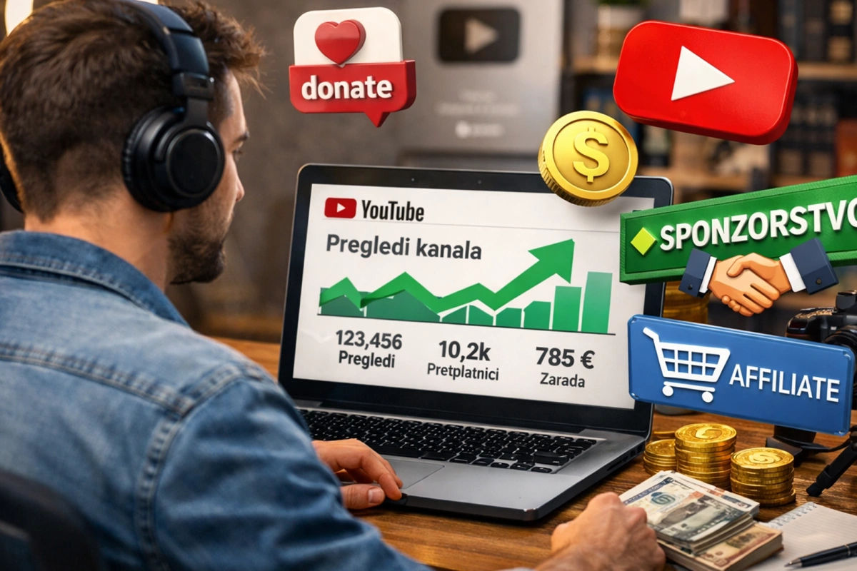 Povećanje pregleda kanala i zarade na YouTubeu u Srbiji